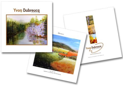 Catalogue pour Yvon Dubreucq artiste peintre