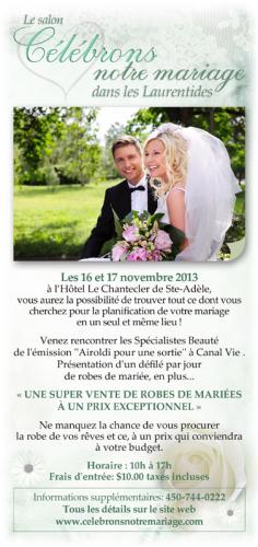 Carton pour Célébrons notre mariage